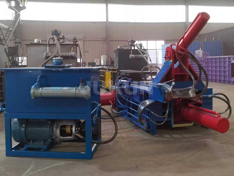 Quality Manufacturing Inspection Metal Baler Factory Production Line