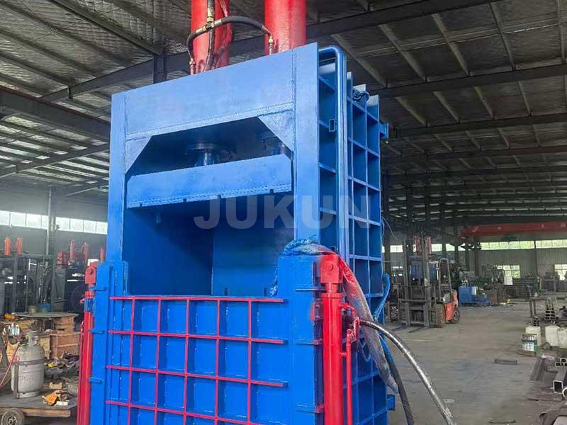 Space-Saving Performance 60-inch Vertical Baler Operation