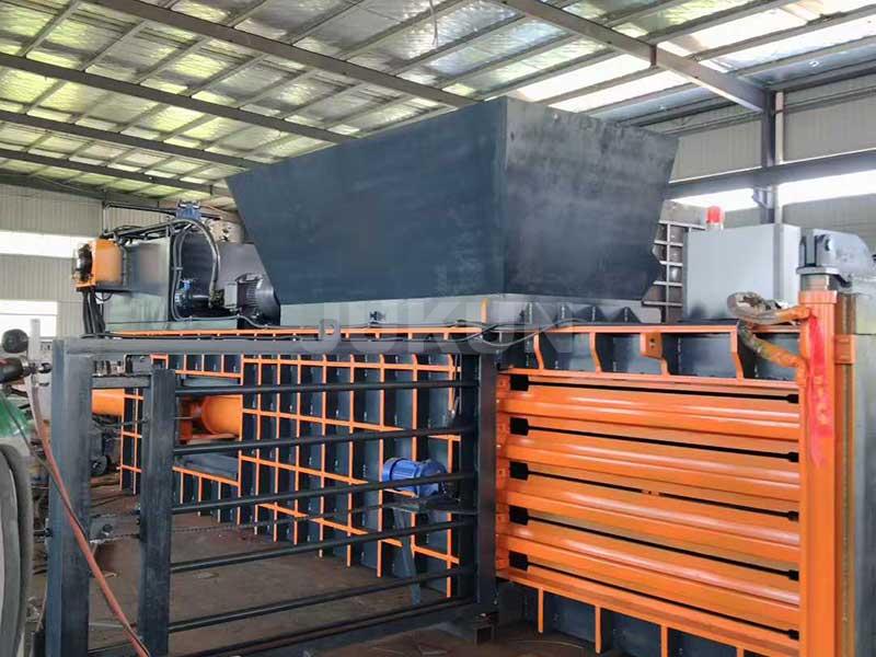 Cardboard compression Paper baling efficiency