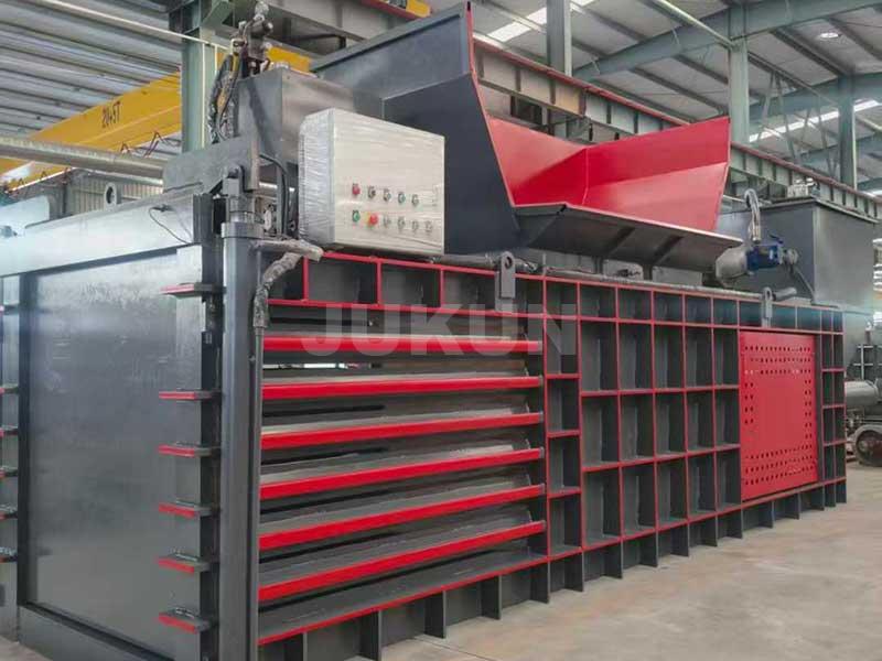 Metal Compression Scrap Baling Process