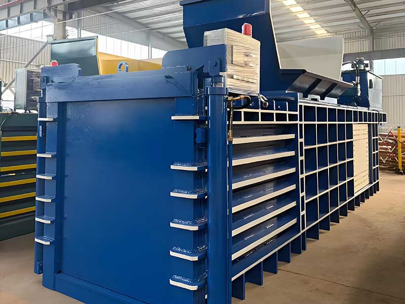 Paper Compression Waste Paper Baler Operation